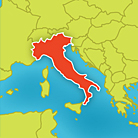 Italië kaart